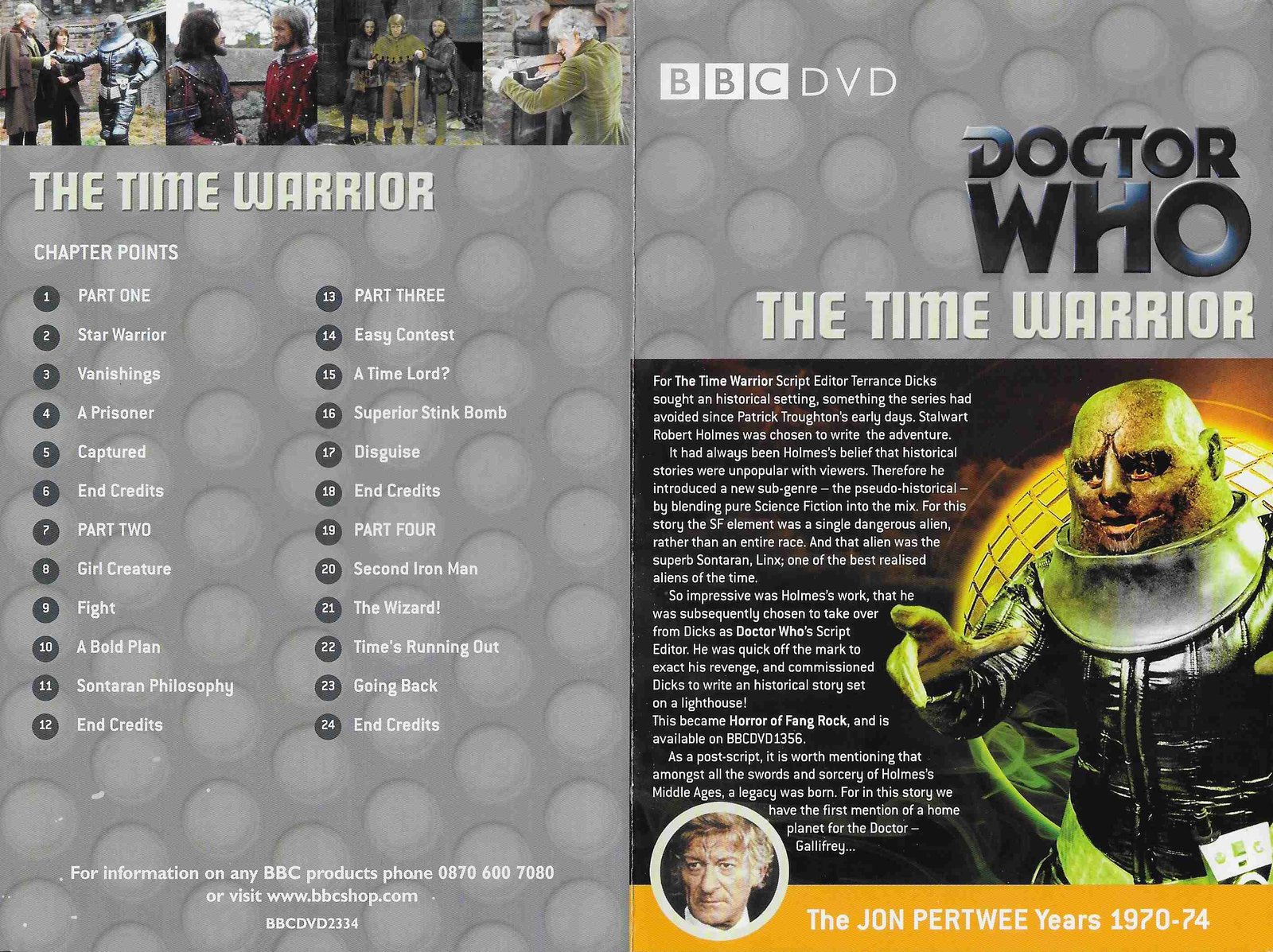 Inserts from BBCDVD 2334